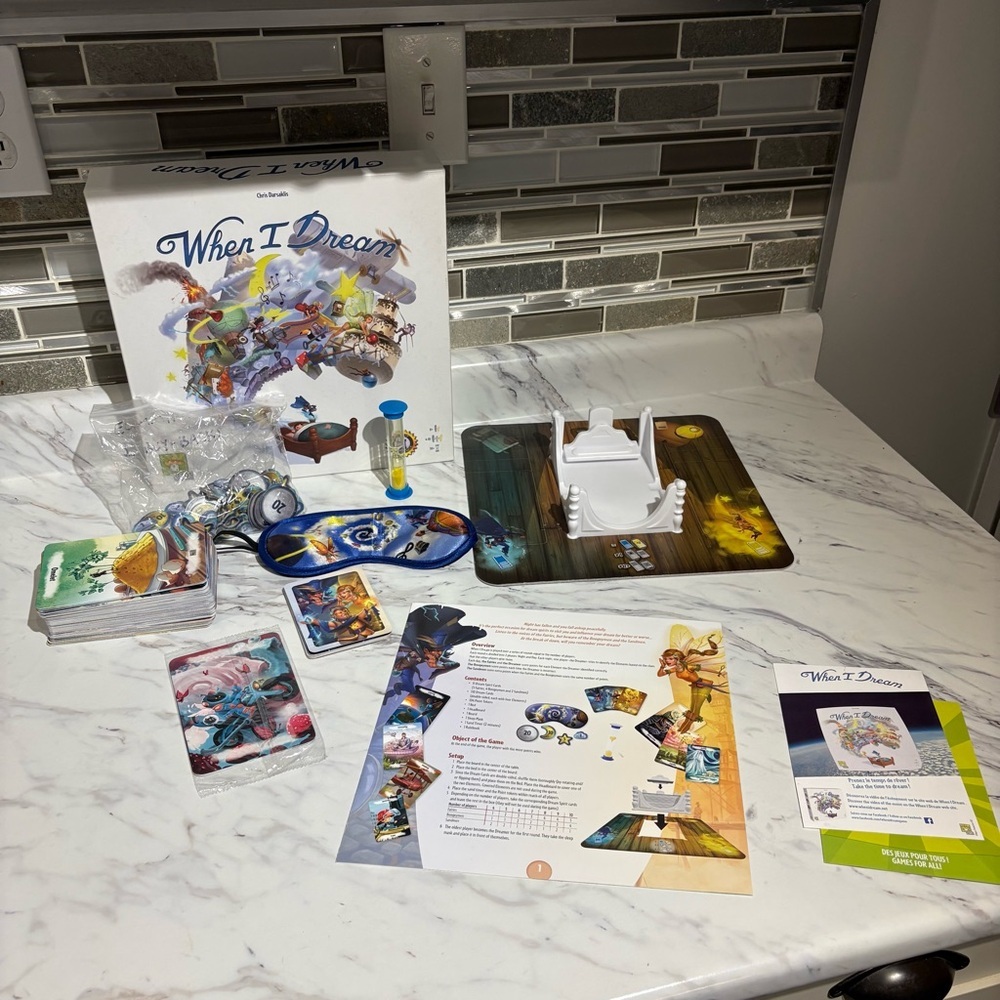 When I Dream Board Game Chris Darsaklis Repos Production 2016 - Complete